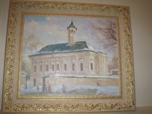 Казанский художник написал картину «Апанаевская мечеть»