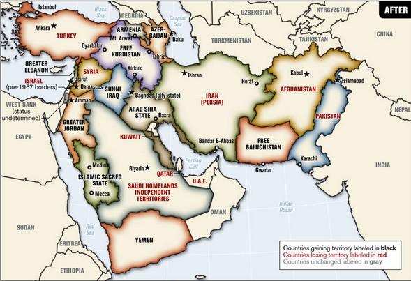 Мастер-план: Американская карта раздела исламского мира