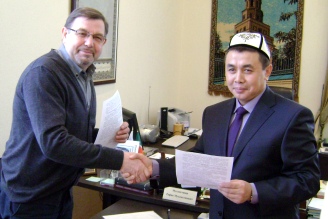 РИУ посетил советник Президента Кыргызстана