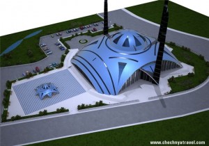 В Чечне достроили мечеть им. Аймани Кадыровой