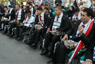 В Газе состоялась коллективная свадьба инвалидов