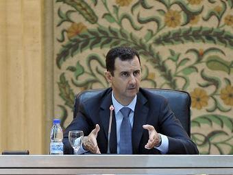 Асад назвал происходящее в Сирии войной