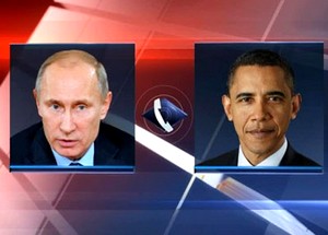 Путин и Обама обсудили ситуацию в Сирии