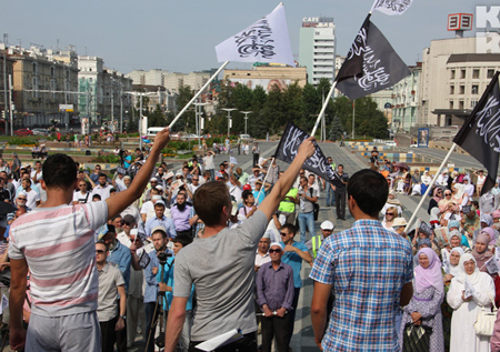 В Казани прошел митинг мусульман