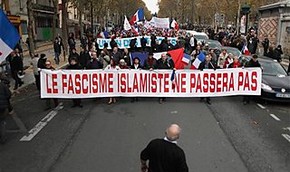 Парижская антиисламская демонстрация