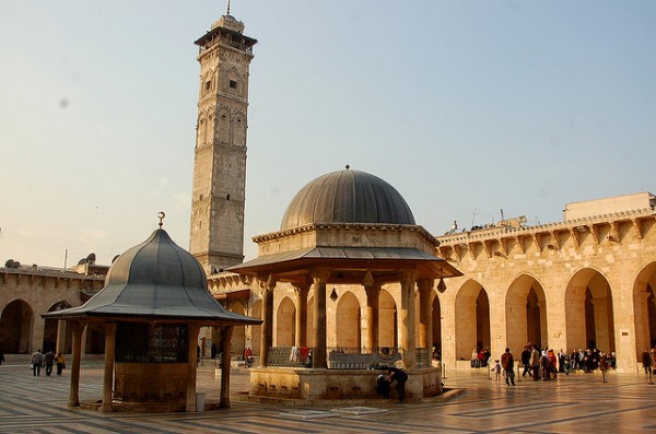 Мечеть Омейядов на линии фронта
