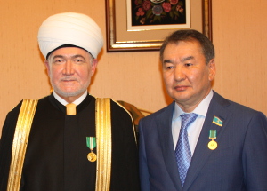 Муфтий шейх Равиль Гайнутдин удостоен одной из высших государственных наград Республики Казахстан – медалью «Шапагат»