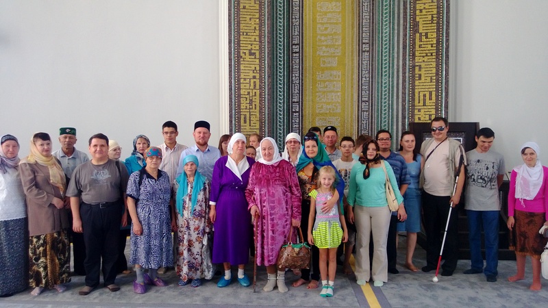 В мечети «Ярдэм» состоялся День открытых дверей для незрячих (+фоторепортаж)