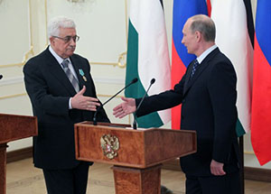 Владимир Путин проведёт переговоры с Махмудом Аббасом