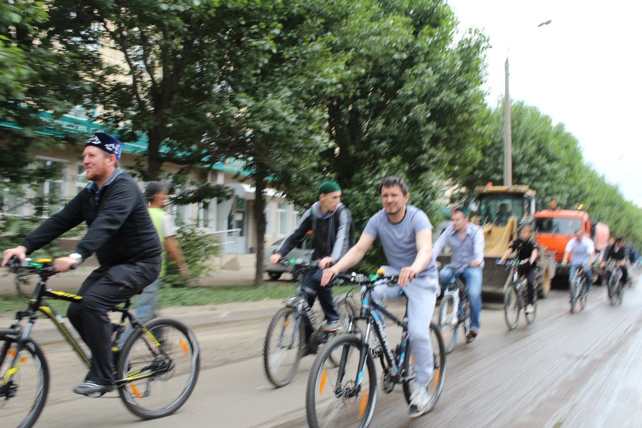 В Казани прошел велопробег в честь священного месяца Рамазан
