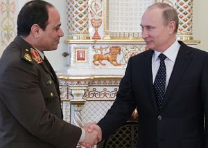 Президенты России и Египта обсудят экономическое сотрудничество и международные проблемы