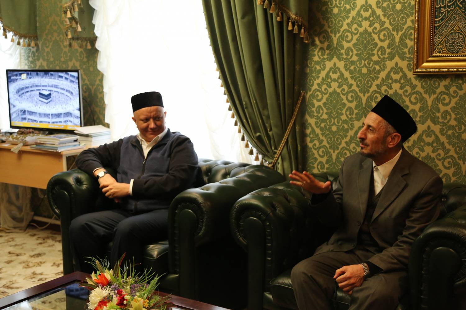 Тауфик Рамазан Аль-Буты встретился с муфтием Альбиром Кргановым