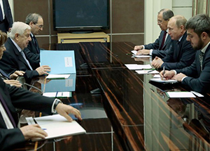 Путин принял министра иностранных дел Сирии