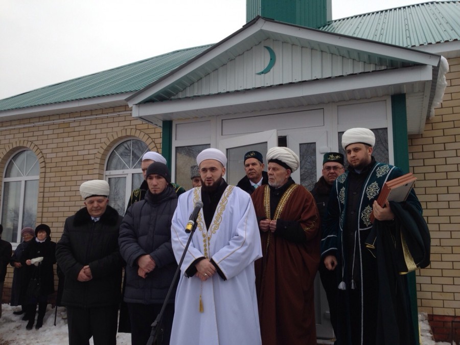 Муфтий Татарстана принял участие в открытии новой мечети в Заинске