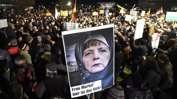 Ангела Меркель приняла участие в мусульманском митинге против «исламофобии»