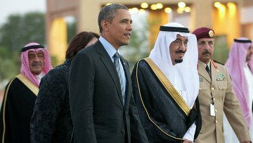 Обама прибыл в Саудовскую Аравию для встречи с новым королем