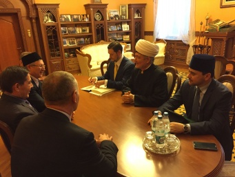 Строительство проекта «Уфа-сити» обсудили на рабочей встрече с муфтием Гайнутдином делегаты из Башкирии