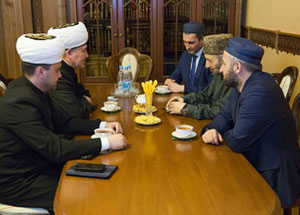 Состоялась встреча муфтия Гайнутдина с муфтием Дагестана Абдулаевым