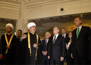 Путин назвал хорошей идею муфтия Гайнутдина о расширении комплекса Московской Соборной мечети
