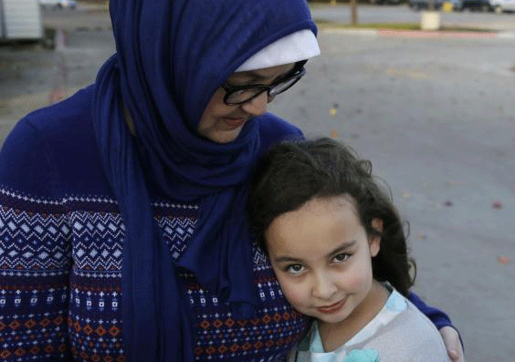 США: военные успокоили мусульманскую девочку