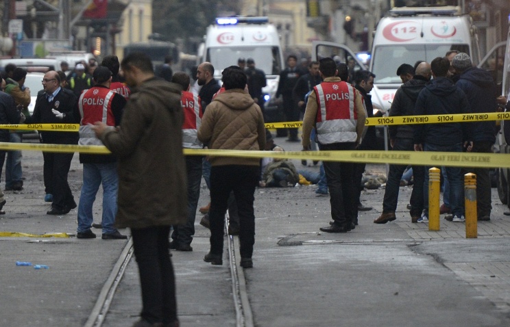 В центре Стамбула произошел взрыв