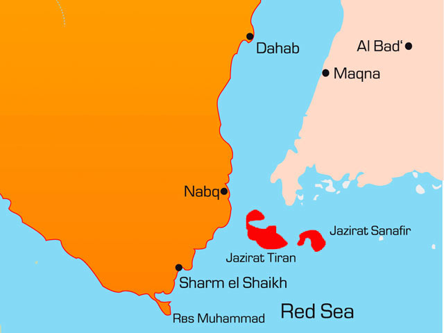 Спорные острова недалеко от Шарм аш-Шейха перешли к Саудовской Аравии