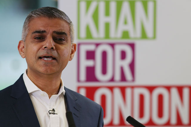 Мэр Лондона Садик Хан пообещал бороться с антисемитизмом