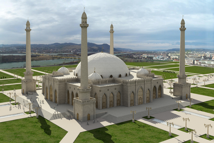 Купол в национальном стиле установят на Соборной мечети в Ингушетии