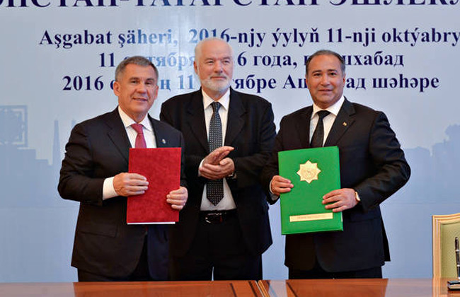 Рустам Минниханов встретился с президентом Туркменистана Гурбангулы Бердымухамедовым