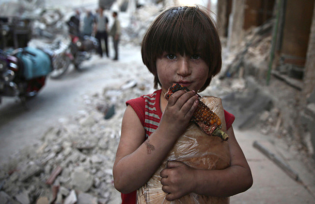 Дети в Сирии не видят ничего кроме войны