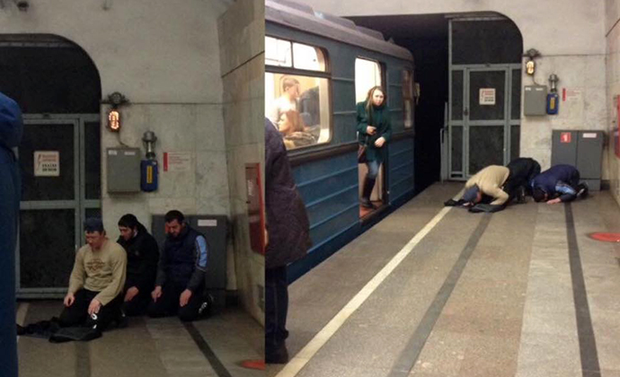 Намаз в московском метро: провокация или необходимость?