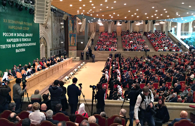 Муфтий РТ принимает участие в открытии XX Всемирного русского народного собора