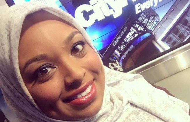 Впервые в Канаде ведущая новостей на тв в хиджабе