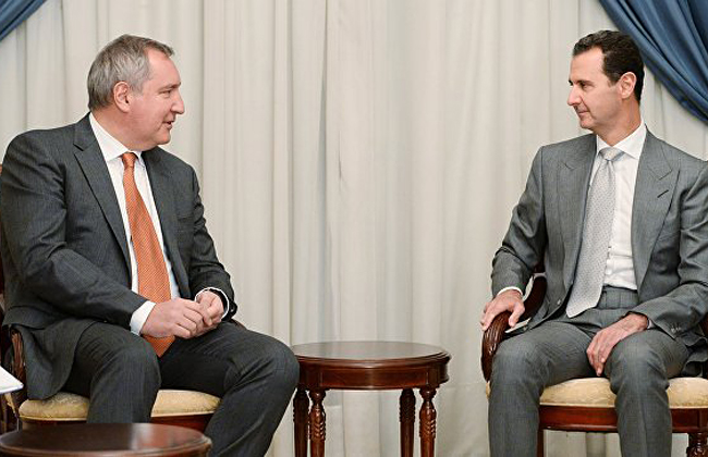 Асад и Рогозин обсудили координацию по борьбе с терроризмом