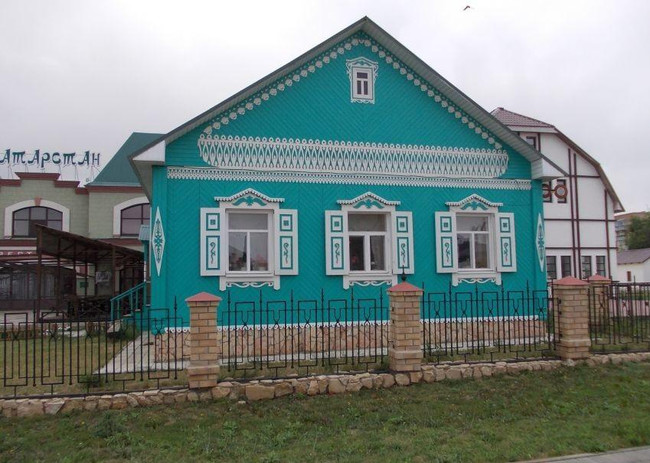 Татарский дом в деревне