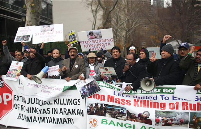 Мусульмане провели акцию у штаб-квартиры ООН