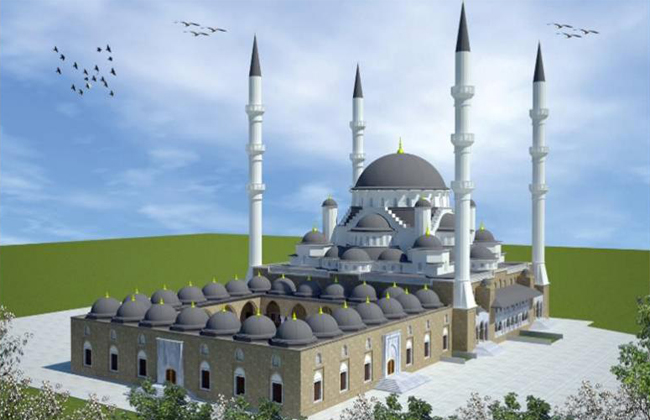 Строительство Соборной мечети Бишкека завершится в июне 2017