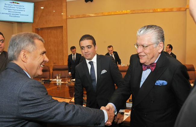 Минниханов встретился  с представителями деловых кругов Тунисской Республики