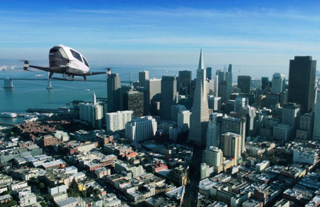 В Дубае запустили  летающий дрон-такси