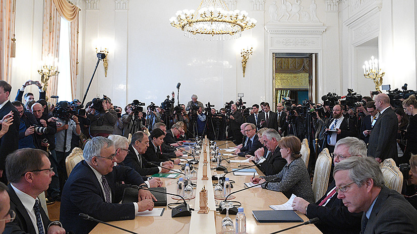 Переговоры госсекретаря США Рекса Тиллерсона в Москве