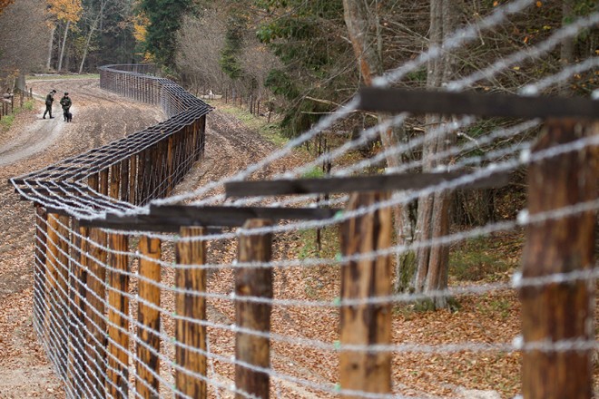 Литва начала строить забор на границе с Россией