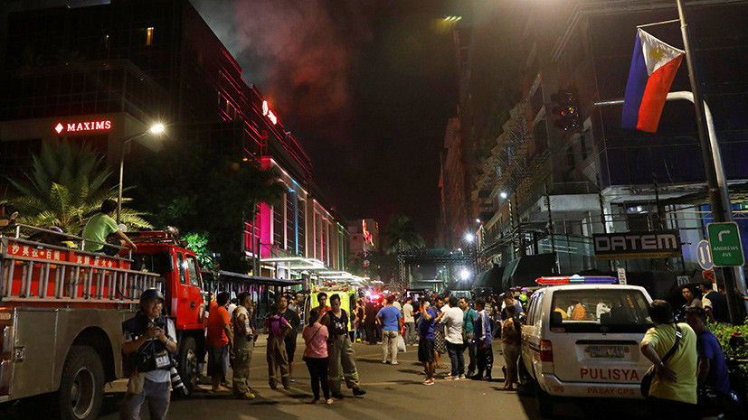 В Маниле убиты 36 человек в отеле