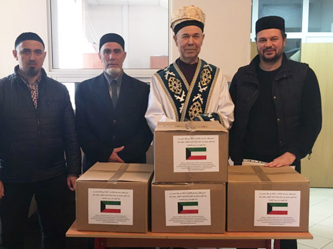 Мусульманам Башкирии прислали продуктовые наборы из Кувейта