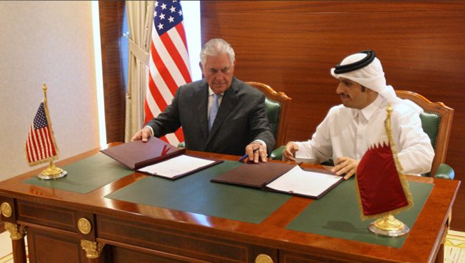 США и Катар подписали пакт о борьбе с терроризмом