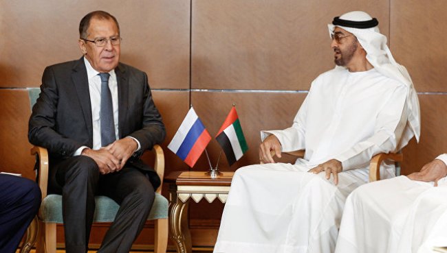 Лавров обсудил с принцем ОАЭ сотрудничество в вопросах безопасности