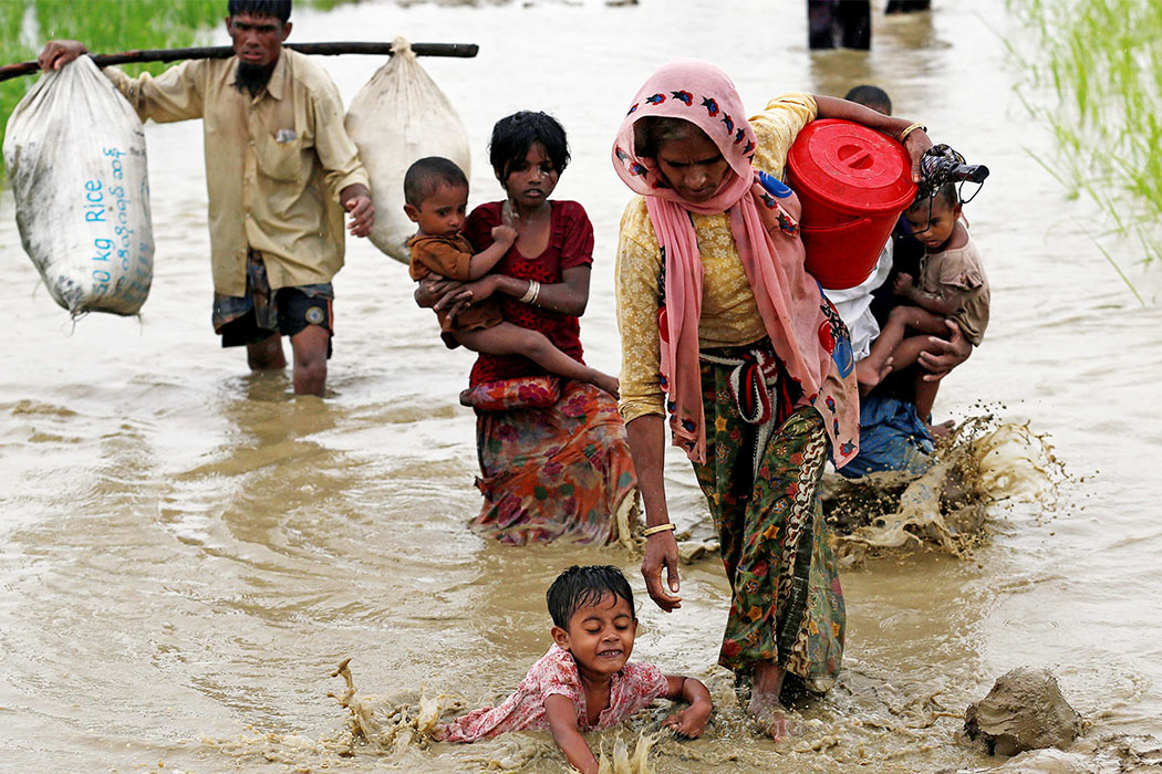 В Мьянме мусульмане спасаются бегством в результате гонений