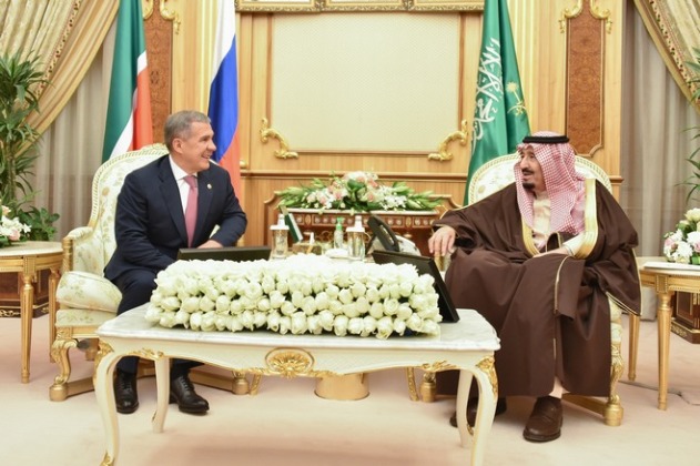 Минниханов примет участие во встрече Путина с королем Саудовской Аравии