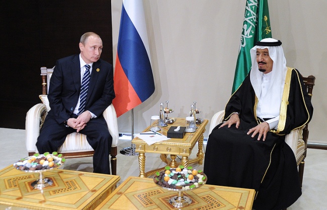 Состоялась историческая встреча президента России с королем Саудии