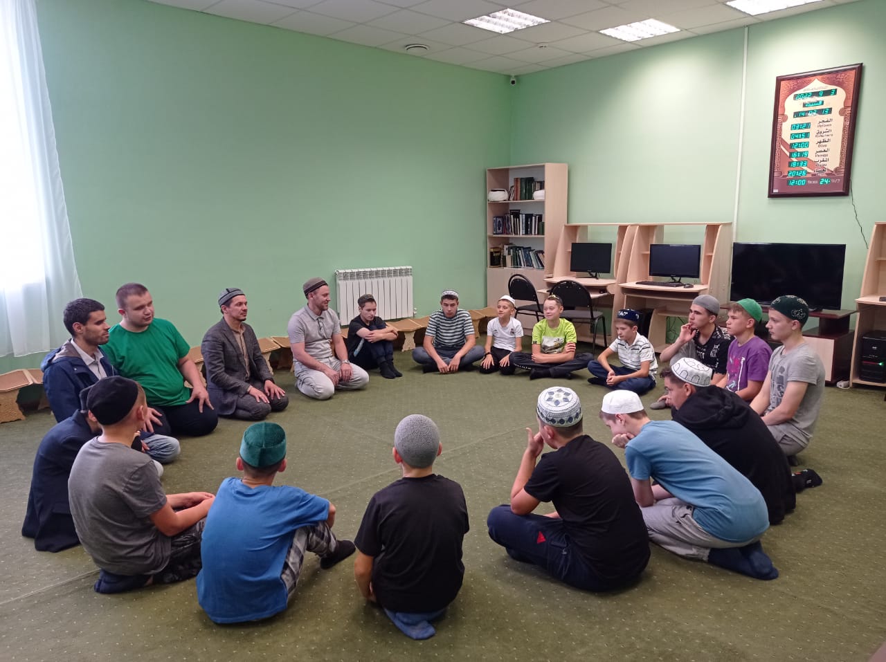 В Бурбаше состоялась встреча воспитанников с преподавателями ОБФ «Ярдам-Помощь»