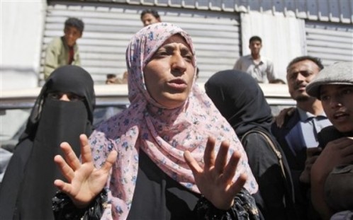 Мусульманка стала лауреатом Нобелевской премии мира 2011 года